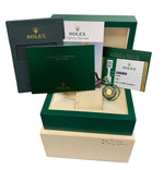 2016 Rolex Air-King 40mm Green Yellow Black Arabic Stainless Steel 116900 Watch