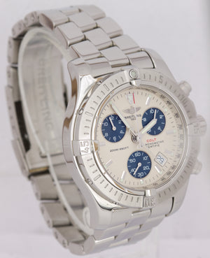 Men's Breitling Colt Chronograph A73380 41mm Cream Ivory Stainless Quartz Watch