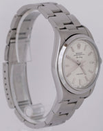 UNPOLISHED PAPERS 1999 Rolex Oyster Perpetual Air-King 34mm Silver 14000 B+P