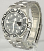MINT RANDOM SERIAL Rolex GMT-Master II Stainless Black 40mm Ceramic 116710 Watch