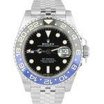 Rolex GMT-Master II Batman Black Blue Jubilee Stainless 126710 BLNR 40mm Watch