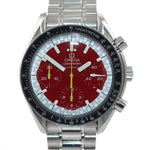 Omega Speedmaster Michael Schumacher Red Steel 39mm Chronograph Watch 3510.61.00