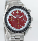 Omega Speedmaster Michael Schumacher Red Steel 39mm Chronograph Watch 3510.61.00