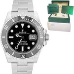 BRAND NEW FEB. 2022 Rolex Submariner 41 Date Steel Black Ceramic Watch 126610 LN