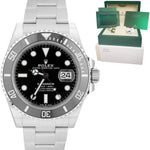 NEW DEC 2022 Rolex Submariner 41mm Date Steel Black Ceramic Watch 126610 LN B+P