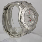 2006 MINT Rolex Yacht-Master Stainless Steel Platinum 40mm Swiss Watch 16622 BP