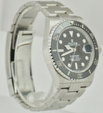 2020 UNPOLISHED Rolex Submariner Date 41mm Stainless Steel Black Watch 126610 LN