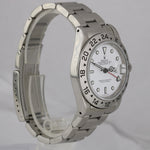 Men's Rolex Explorer II 40mm Polar White Dial Stainless Steel Lume 16570 Watch