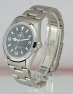1998 Rolex Explorer I Black 36mm 14270 U TRITINOVA Stainless Steel Oyster Watch