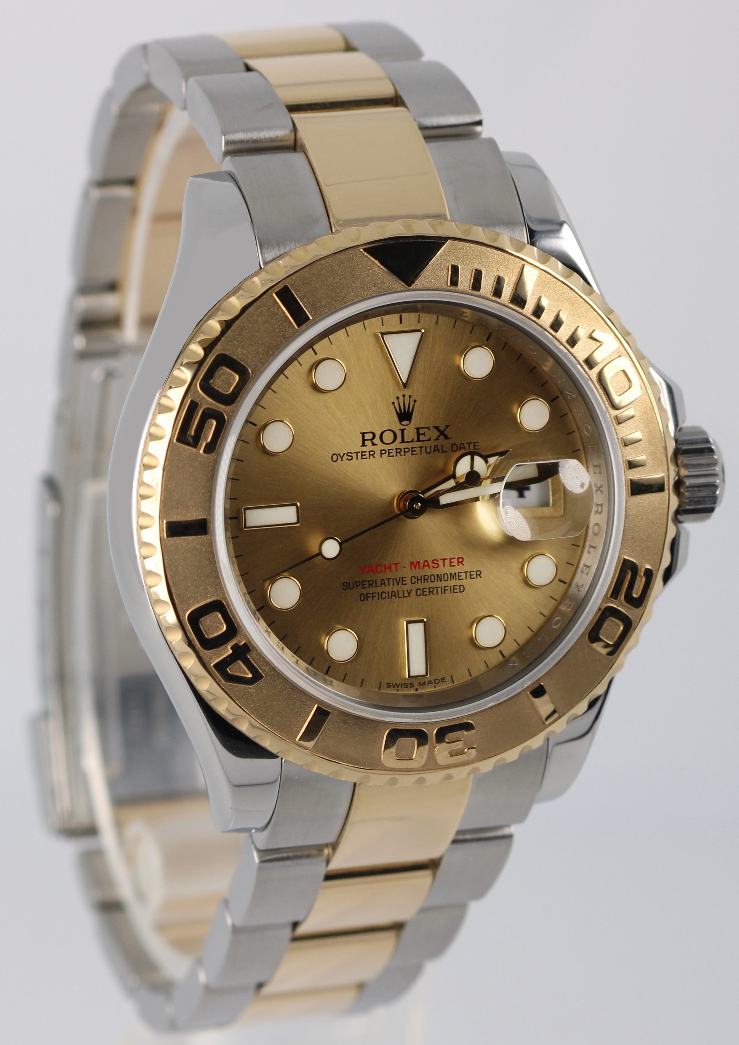 rolex yacht master two tone yellow gold