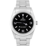 UNPOLISHED Rolex Explorer I Black 36mm 3-6-9 Stainless Steel Oyster Watch 14270
