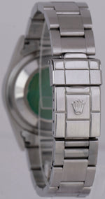 UNPOLISHED Rolex Explorer I Black 36mm 3-6-9 Stainless Steel Oyster Watch 14270