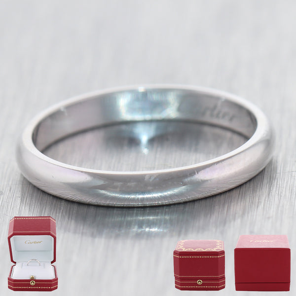 Cartier Thin Diamond Love Ring, size 50 White Gold ASL10047 – LuxuryPromise