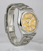 BRAND NEW SEPT 2021 Rolex Oyster Perpetual 41mm YELLOW Steel Oyster Watch 124300