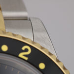 UNPOLISHED TOP CONDITION Rolex GMT-Master II Two-Tone P 18K Gold Watch 16713