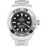 2022 Rolex Sea-Dweller Deepsea Black 44mm Stainless Steel Dive Watch 126660 B+P