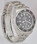 2022 Rolex Sea-Dweller Deepsea Black 44mm Stainless Steel Dive Watch 126660 B+P