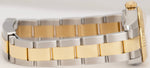 Ladies Rolex DateJust PAPERS Silver Diamond Dial Two-Tone 26mm Watch 179173 B+P