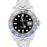 NEW STICKERED 2022 Rolex GMT-Master II BATMAN Blue Black 126710 BLNR 40mm Watch