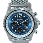 Breitling Chronospace 48mm Chronograph Blue Steel A23360 Automatic Date Watch
