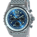 Breitling Chronospace 48mm Chronograph Blue Steel A23360 Automatic Date Watch
