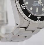 UNPOLISHED Rolex Sea-Dweller 16600 SWISS ONLY 40mm Steel Black Automatic Watch