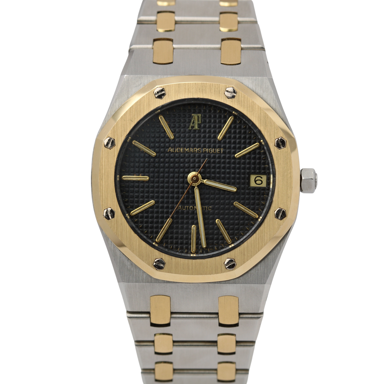 Audemars Piguet Royal Oak 14100SA 18K Gold Black Two Tone 36mm Automat