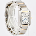 Cartier Tank Francaise Two-Tone Stainless Gold Roman Quartz Watch 2384 W51007Q4