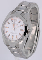 Rolex Milgauss Anti-Magnetic Stainless Steel White Orange 40mm 116400 Watch
