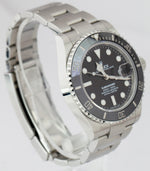 UNPOLISHED Rolex Submariner 41mm Date Black Ceramic Watch Stainless Steel 126610