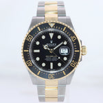 MINT 2020 PAPERS 126603 Rolex Sea-Dweller 43mm Two-Tone Yellow Gold Black Watch
