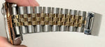 UNPOL. Top Condition Compete Rolex DateJust Black Tapestry TT 36mm 16013 Watch