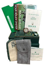 UNPOL. Top Condition Compete Rolex DateJust Black Tapestry TT 36mm 16013 Watch