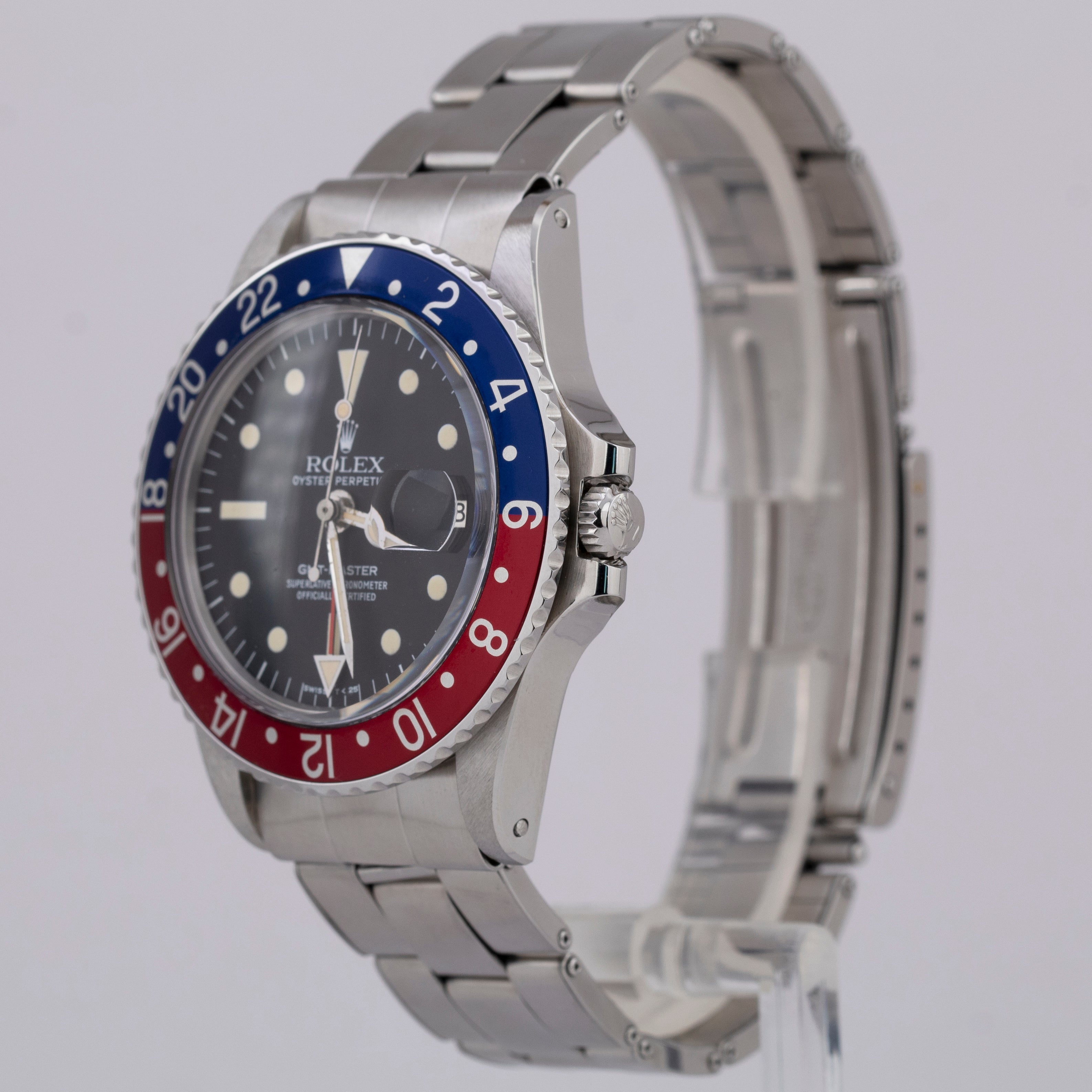 VINTAGE 1977 PAPERS Rolex GMT Master PEPSI Mark 3 RADIAL DIAL MKIII 16