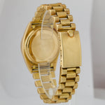 VINTAGE Rolex Day-Date President Silver PIE PAN 1807 36mm 18K Yellow Gold Watch