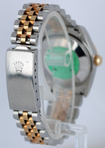 Ladies Rolex DateJust 78273 Blue Vignette Factory Diamond Dial Jubilee 18K Watch