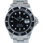 2009 PAPERS ENGRAVED REHAUT Rolex Submariner Date 16610 Steel 40mm Watch Box