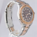 Rolex Yacht-Master 116621 CHOCOLATE 40mm 18K Everose Rose Gold Steel Date Watch