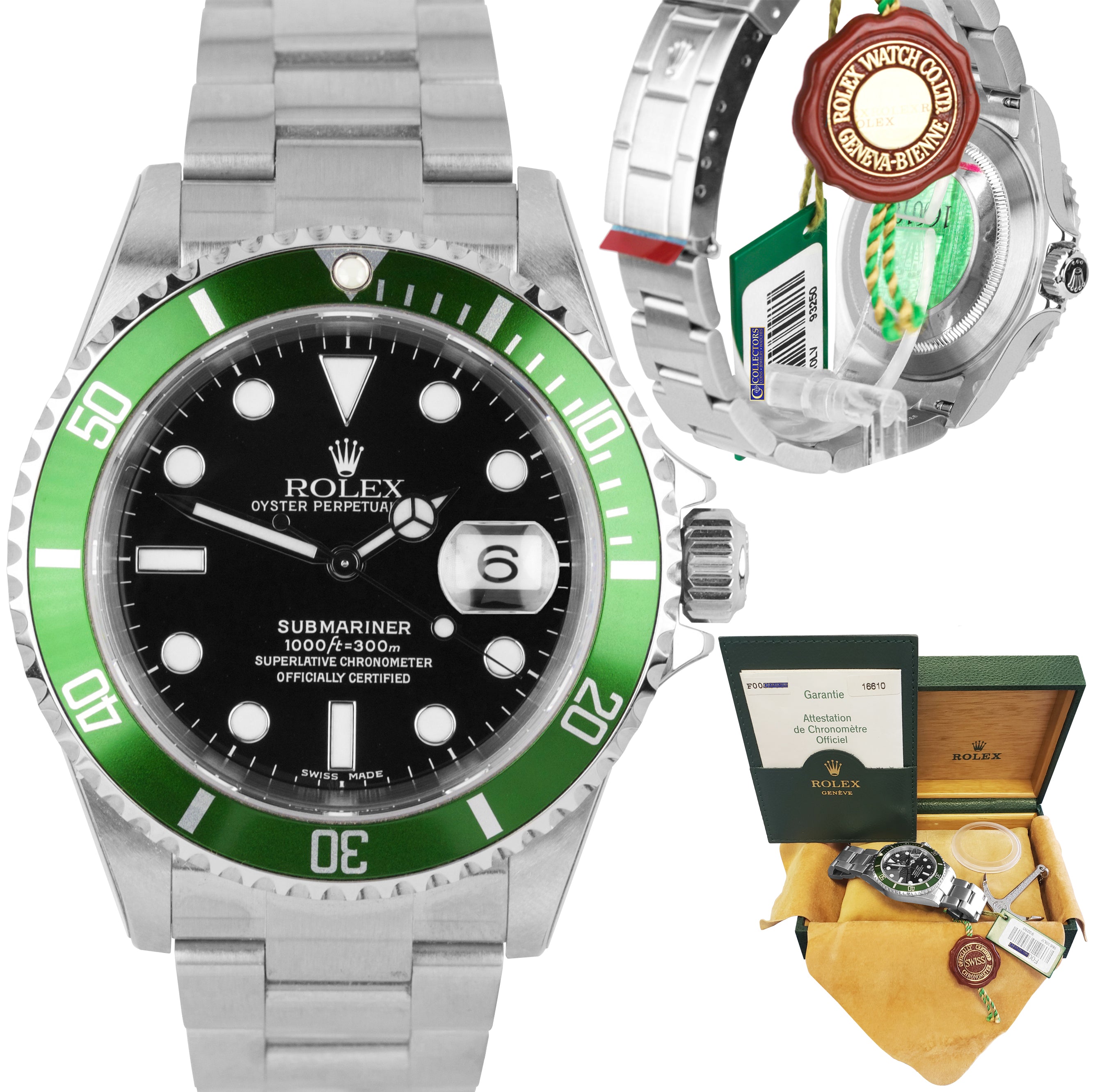 Rolex “16610LV Y-Serial Flat 4 Kermit” Submariner - Menta Watches- Buy  Vintage and Modern Timepieces