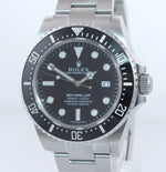 MINT 2017 Rolex Sea-Dweller 4000 SD4K 116600 Steel Black Ceramic Dive Watch Box