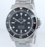MINT 2017 Rolex Sea-Dweller 4000 SD4K 116600 Steel Black Ceramic Dive Watch Box