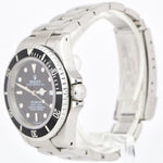 UNPOLISHED Rolex Sea-Dweller 16600 40mm Steel Black Automatic Watch BOX PAPERS