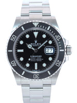 2022 NEW PAPERS Rolex Submariner 41mm Black Ceramic 126610 Watch Box