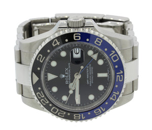 2014 Rolex GMT Master II 116710 BLNR Steel Ceramic Batman 40mm Watch Box Papers