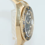 MINT Rolex GMT-Master 2 Ceramic Black 116718 18k Yellow Gold 40mm Watch