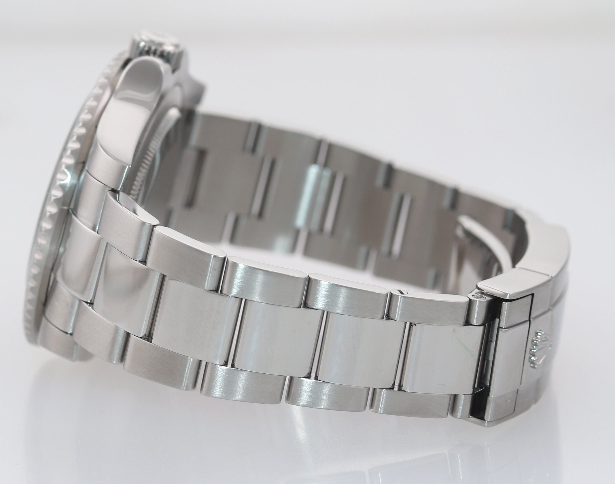 DISCONTINUED PAPERS Rolex GMT Master II 116710 Steel Ceramic Black Green Watch