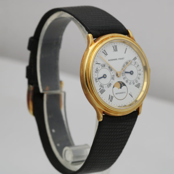 UNPOLISHED Audemars Piguet Classic DayDate Moonphase 25589BA 18k Gold