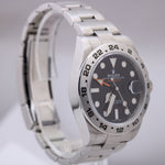 Rolex Explorer II 42mm Black Orange Stainless Steel Date GMT Oyster 216570