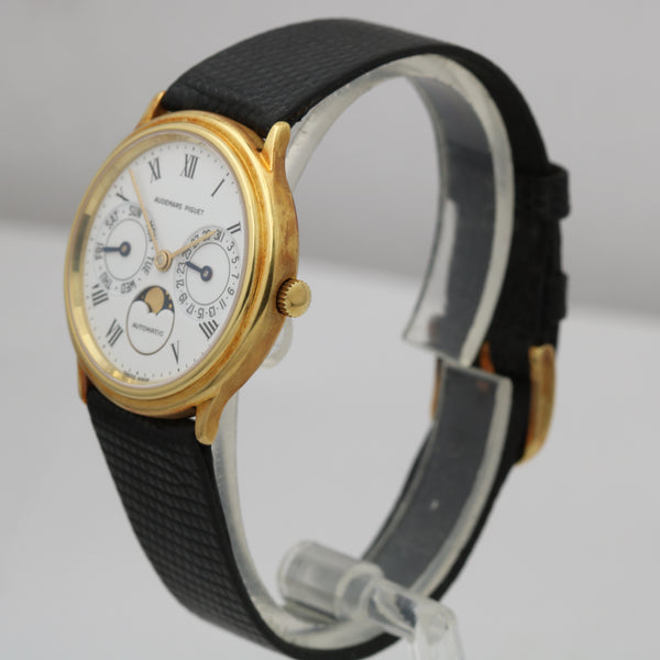 UNPOLISHED Audemars Piguet Classic DayDate Moonphase 25589BA 18k Gold