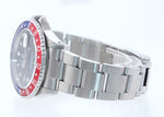 2001 Rolex GMT-Master II Pepsi 40mm Steel Blue Red 16710 Watch Box